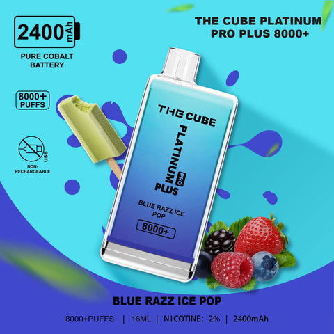 The Cube Platinum /Gold Pro Plus 8000 Disposable Vape Pod