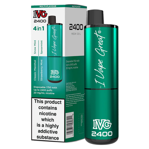 IVG 2400 Disposable Vape Pod Puff Bar Kit