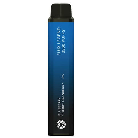 ELUX Legend 3500 Disposable Vape Pod Puff Bar Device - 20mg Nicotine - Blueberry Cherry Cranberry -Vape Area UK