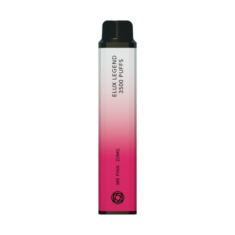 ELUX Legend 3500 Disposable Vape Pod Puff Bar Device - 20mg Nicotine - Mr Pink -Vape Area UK