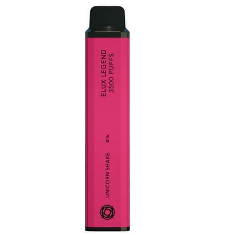 ELUX Legend 3500 Disposable Vape Pod Puff Bar Device - 20mg Nicotine - Unicorn Shake -Vape Area UK