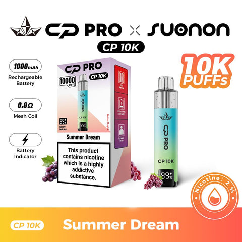 Crystal Pro 10000 (CP10K) Disposable Vape TPD Compliant