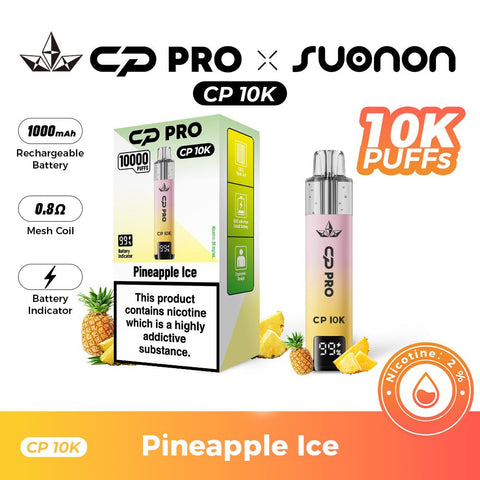 Crystal Pro 10000 (CP10K) Disposable Vape TPD Compliant