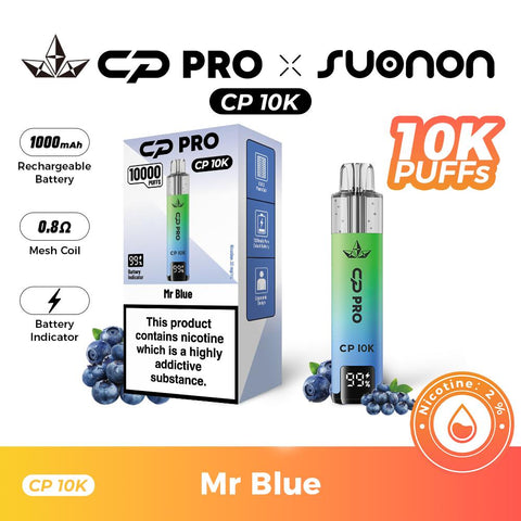 Crystal Pro 10000 (CP10K) Disposable Vape TPD Compliant