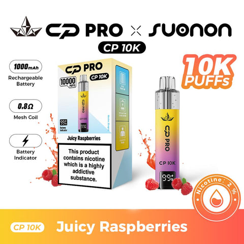 Crystal Pro 10000 (CP10K) Disposable Vape TPD Compliant