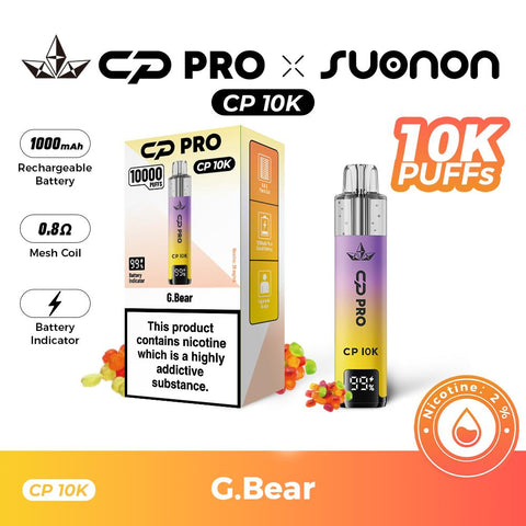 Crystal Pro 10000 (CP10K) Disposable Vape TPD Compliant