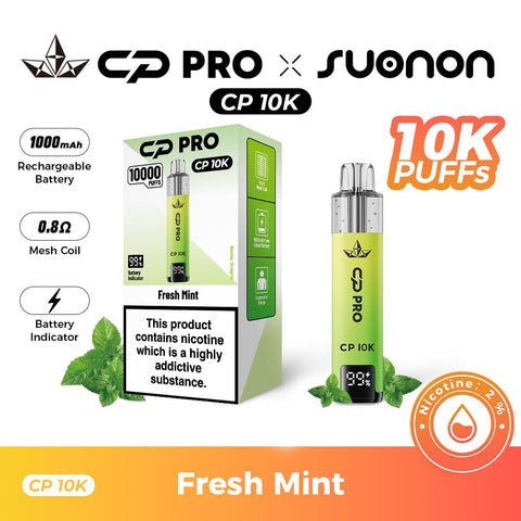 Crystal Pro 10000 (CP10K) Disposable Vape TPD Compliant