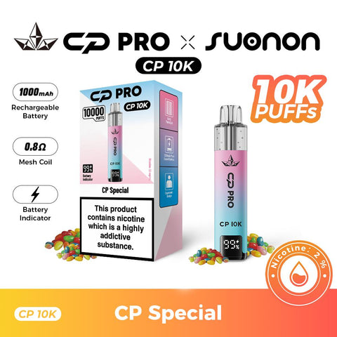 Crystal Pro 10000 (CP10K) Disposable Vape TPD Compliant