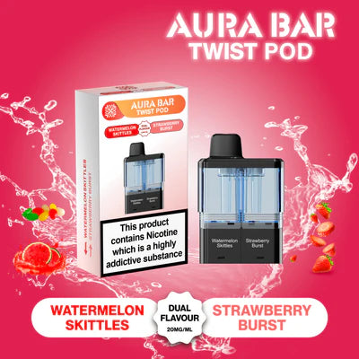 Aura Bar Twist 40k Puffs Pre-Filled Pods - Box of 5