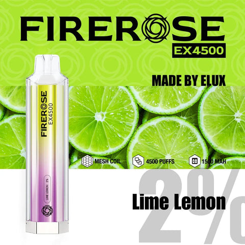 Elux Firerose EX4500 Disposable Vape Pod - Box of 10