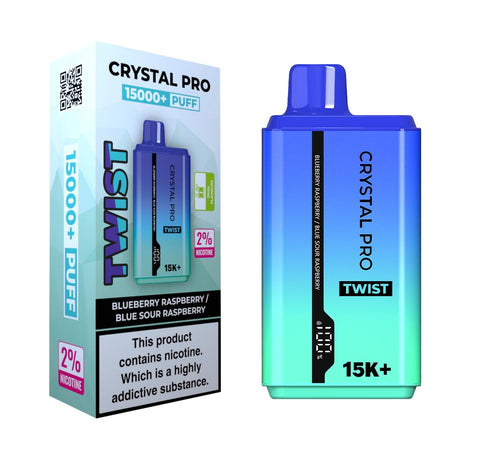 Crystal Pro Twist 15000 Puffs Disposable Vape - Box of 5