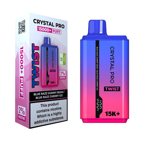 Crystal Pro Twist 15000 Puffs Disposable Vape - Box of 5