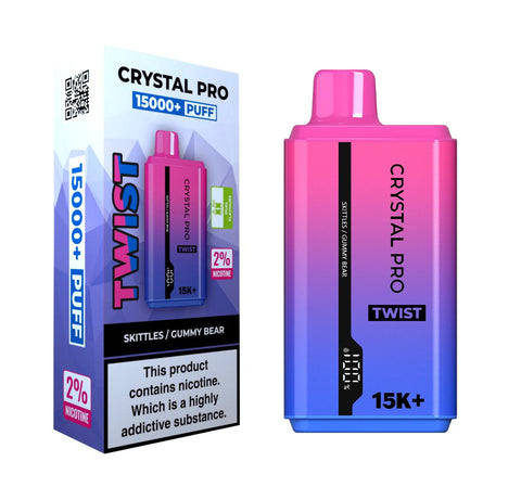 Crystal Pro Twist 15000 Puffs Disposable Vape - Box of 5
