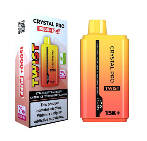 Crystal Pro Twist 15000 Puffs Disposable Vape - Box of 5