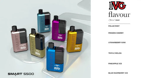 IVG Smart 5500 Refillable Rechargeable Disposable Vape Kit