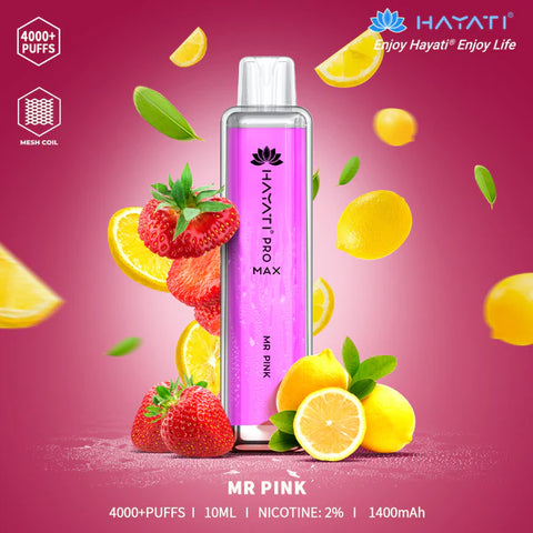 Hayati Pro Max 4000 Disposable Vape      20mg