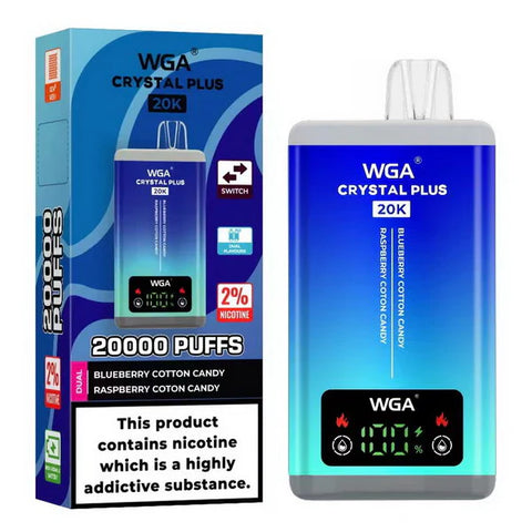 WGA Crystal Plus 20000 Puffs Dual Flavours