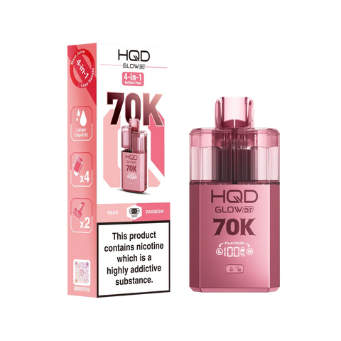 HQD Glow Air 70K Pod Vape Kit