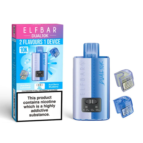 Elf Bar Dual 10K Prefilled 2 in 1 Vape