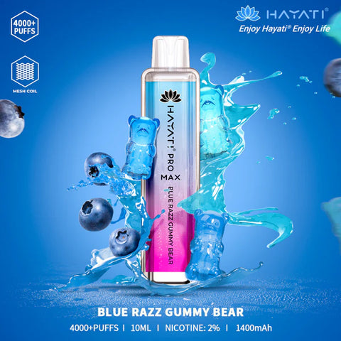 Hayati Pro Max 4000 Disposable Vape 20mg- Box of 10