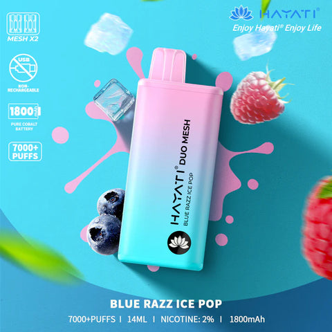 Hayati Duo Mesh 7000 Puffs Disposable Vape Bar Pod Kit