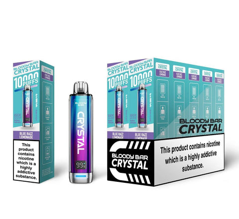Bloody Bar Crystal 10000 Disposable Vape (20MG) - Box of 10