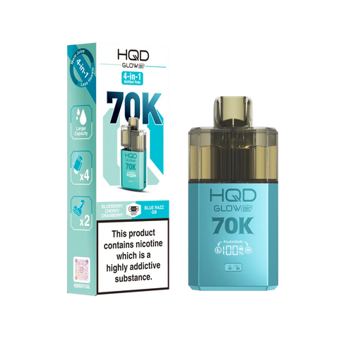 HQD Glow Air 70K Pod Vape Kit
