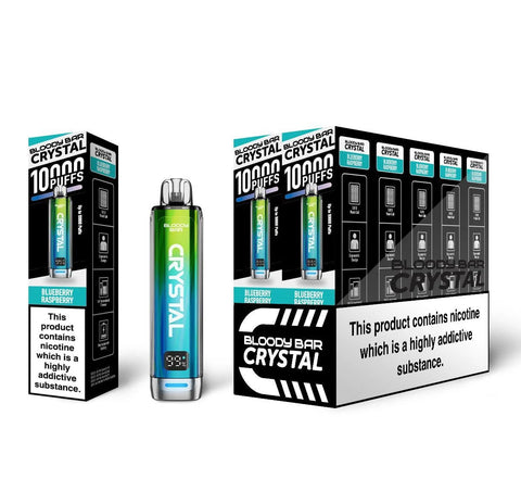 Bloody Bar Crystal 10000 Disposable Vape (20MG) - Box of 10
