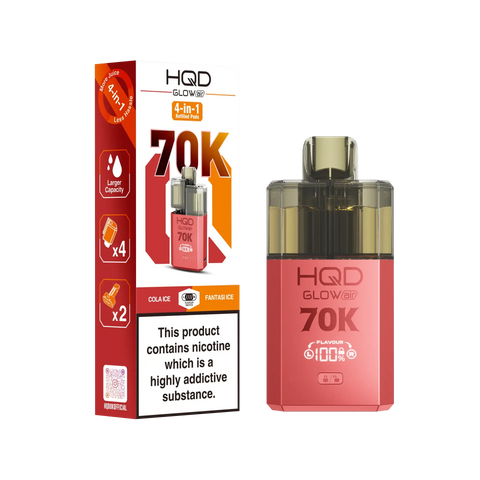 HQD Glow Air 70K Pod Vape Kit
