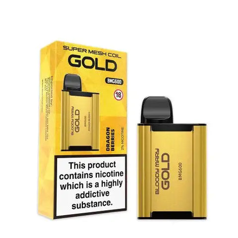 Bloody Mary Gold BMG600 Disposable Vape Pod