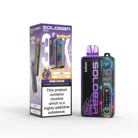 SOLOBAR 30K PREFILLED POD VAPE KIT