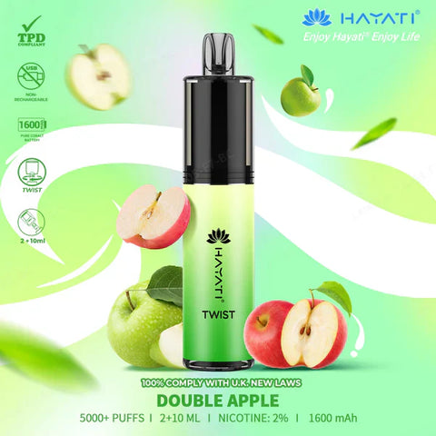 Hayati Twist 5000 Puffs Disposable Vape Pod Kit