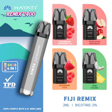 Hayati Remix 2400 Disposable Vape - Box of 5