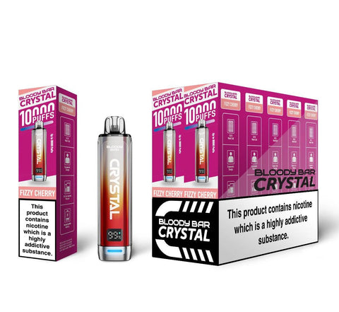 Bloody Bar Crystal 10000 Disposable Vape (20MG) - Box of 10