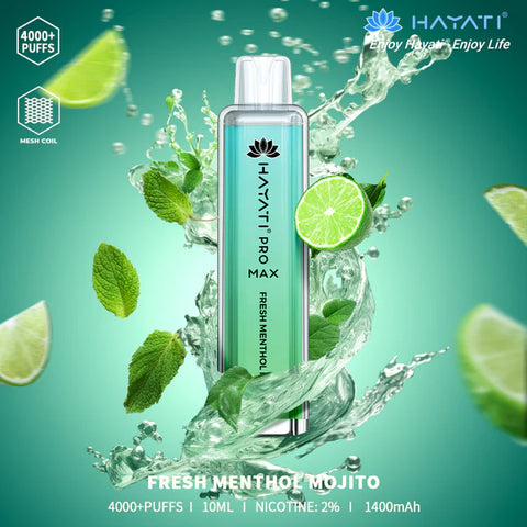 Hayati Pro Max 4000 Disposable Vape      20mg