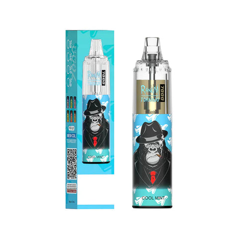 RANDM Tornado 7000 Disposable Vape Pod Device 0mg  - Box of 10