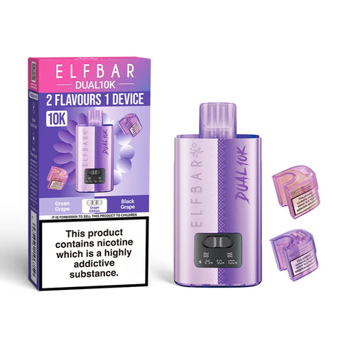 Elf Bar Dual 10K Prefilled 2 in 1 Vape