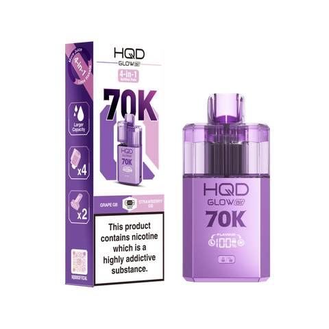 HQD Glow Air 70K Pod Vape Kit