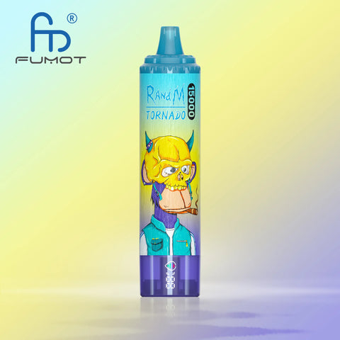 RandM Tornado 15000 Puffs | Digital E-Juice And Battery Display