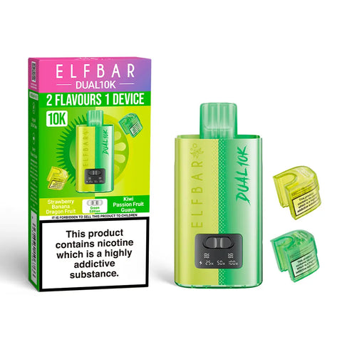 Elf Bar Dual 10K Prefilled 2 in 1 Vape