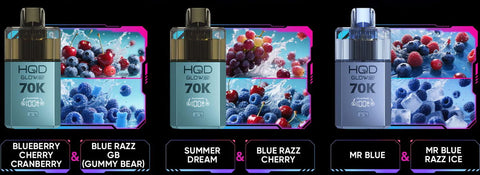 HQD Glow Air 70K Pod Vape Kit