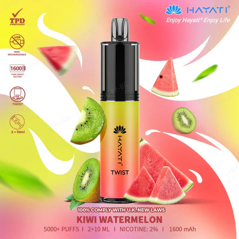 Hayati Twist 5000 Puffs Disposable Vape Pod Kit