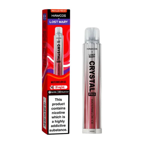 Hawcos x Lost Mary Crystal Pro 600 Prefilled Pod Kit-Box of 10