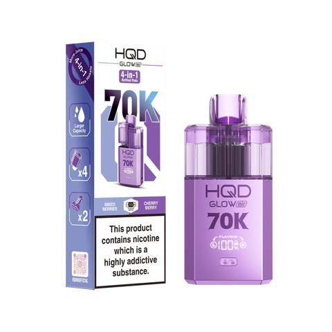 HQD Glow Air 70K Pod Vape Kit