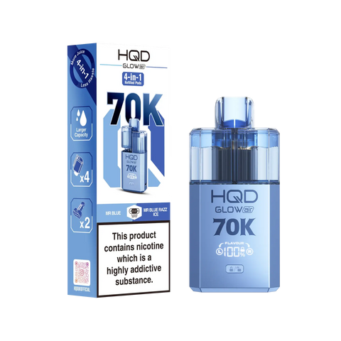 HQD Glow Air 70K Pod Vape Kit