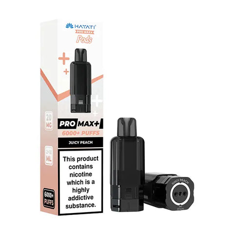 Hayati Pro Max Plus 6000 Prefilled Pods - Box of 5