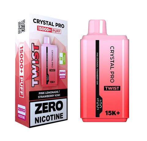 0% Crystal Pro Twist 15000 Puffs Disposable Vape-Box Of 10