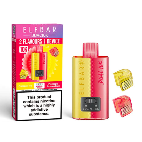 Elf Bar Dual 10K Prefilled 2 in 1 Vape