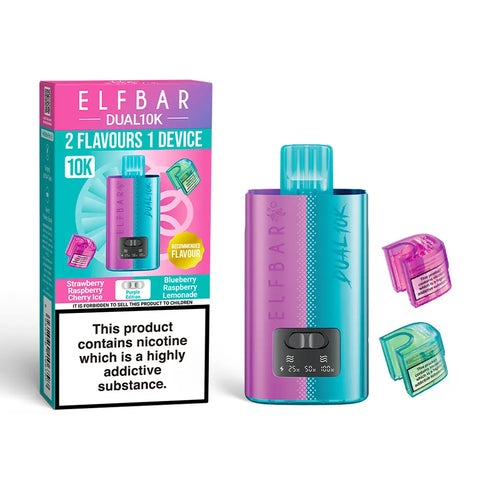 Elf Bar Dual 10K Prefilled 2 in 1 Vape