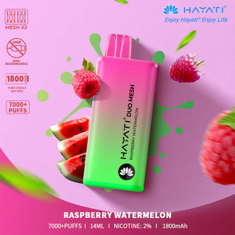 Hayati Duo Mesh 7000 Puffs Disposable Vape Bar Pod Kit